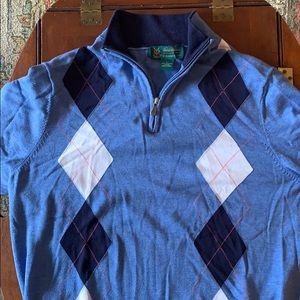 Brooks Brothers St. Andrews Links Golf Quarter-zip